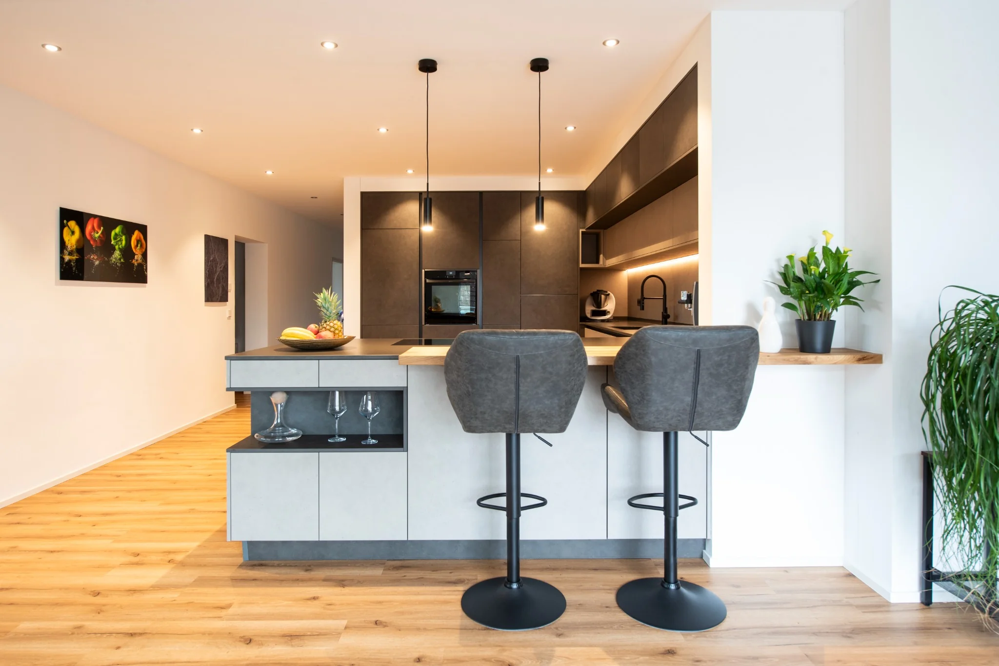 Landhausküche Gesamtansicht